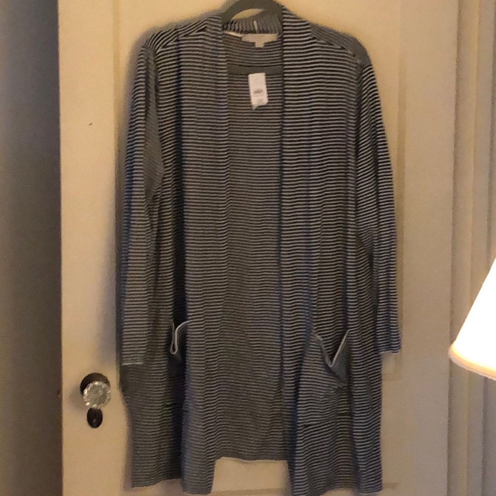 Loft open front cardigan. NWT!
